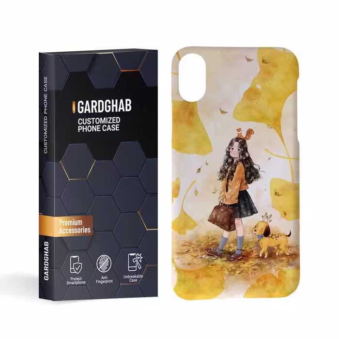 کاور گارد قاب مدل دخترانه مناسب برای گوشی موبایل اپل iphone x xs