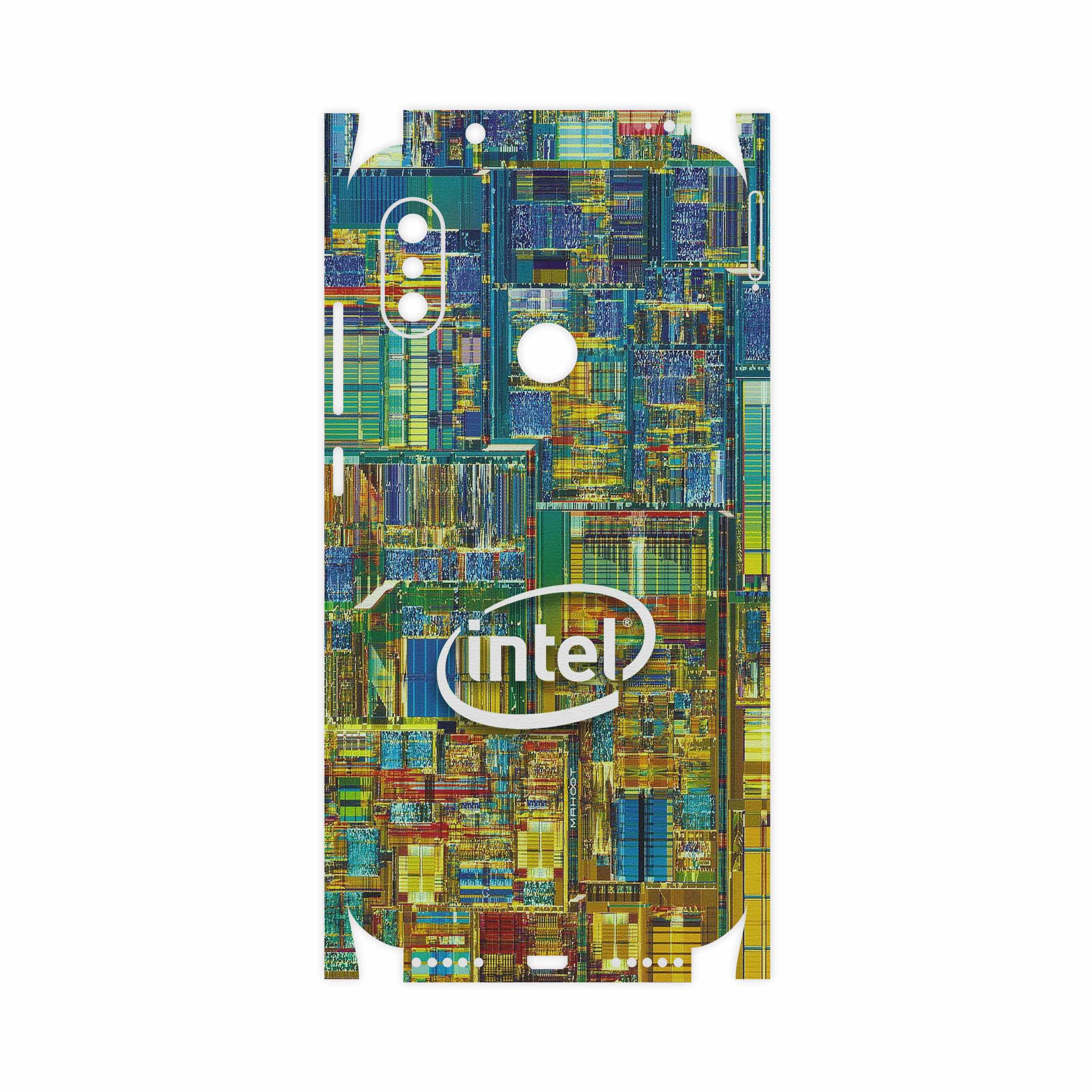 برچسب پوششی ماهوت مدل Intel Brand-FullSkin مناسب برای گوشی موبایل شیائومی Redmi Note 6 Pro