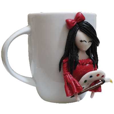 ماگ طرح عروسکی کد T_10004