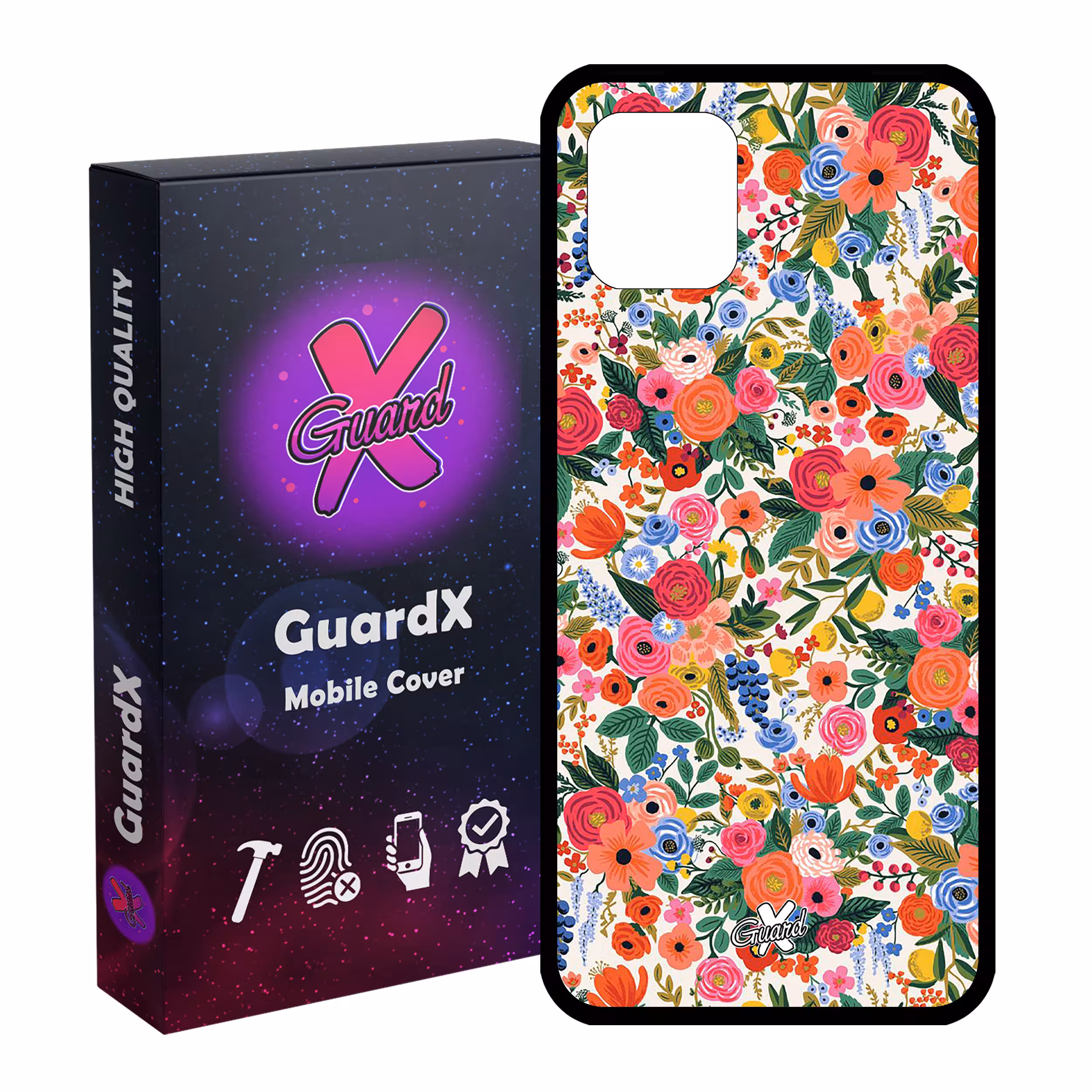 کاور گارد ایکس طرح گل مدل Glass10247 مناسب برای گوشی موبایل سامسونگ Galaxy Note 10 Lite