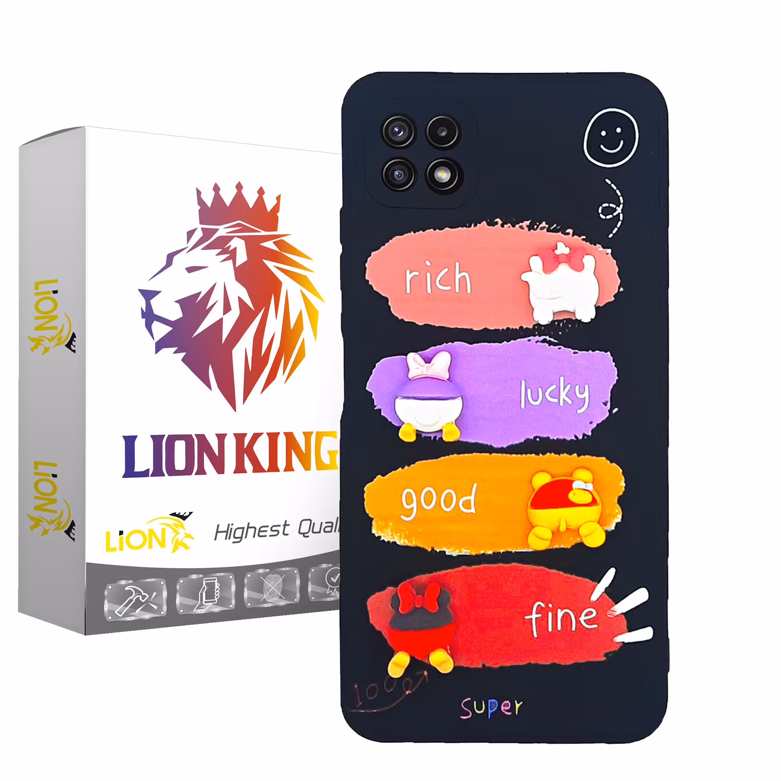 کاور لاین کینگ مدل Dizni مناسب برای گوشی موبایل سامسونگ Galaxy A22 5G