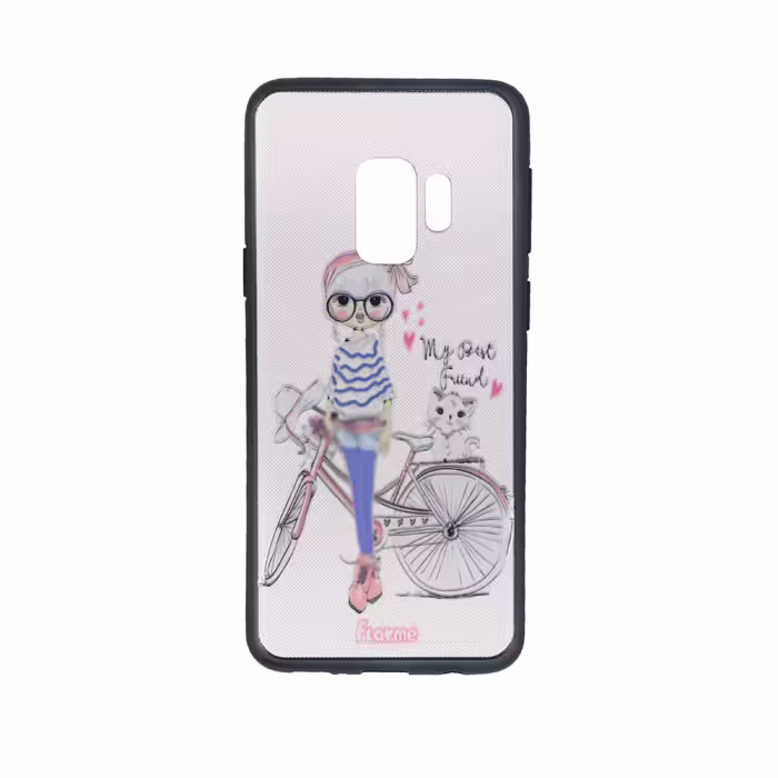کاور طرح دختر مناسب برای گوشی موبایل سامسونگ Galaxy S9