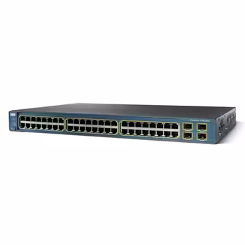 خرید سوئیچ سیسکو WS-C3560-48PS-S - بهترین قیمت   گارانتی 12 ماهه در آی تی شبکه