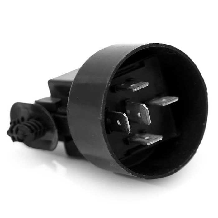 رله فن 80 آمپر دو پلاتین آببندی مشکی                                       پراید , پژو 405 , سمند , برند دژپارت