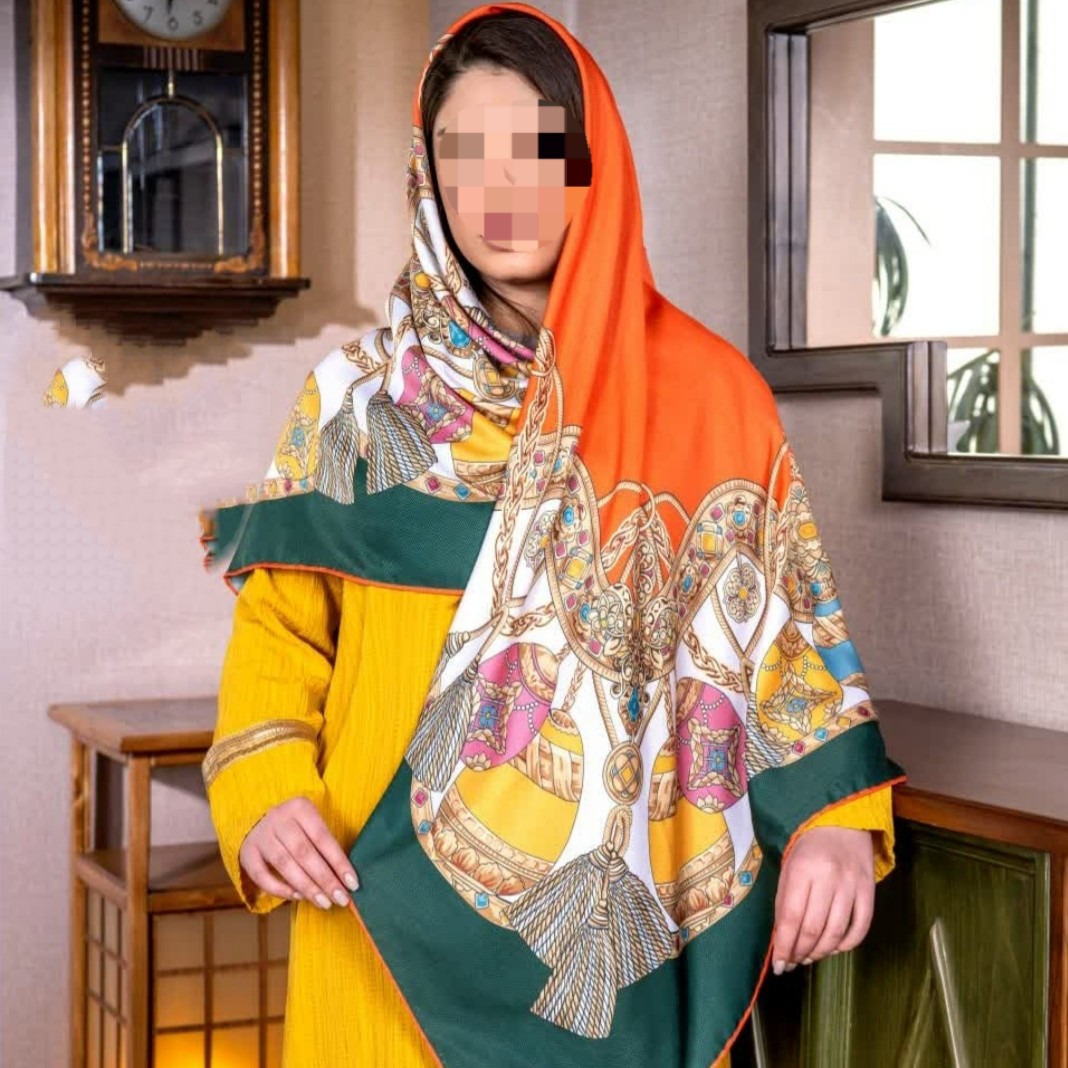 روسری نخ ابریشم گارزا