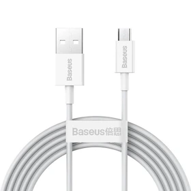 کابل تبدیل USB به میکرو USB بیسوس مدل CAMYS-02 طول 1 متر توان 2 آمپر ا Baseus CAMYS-02 USB To Micro USB Fast Charging Data Cable - 2A 1m گارانتی 6 ماهه شرکتی