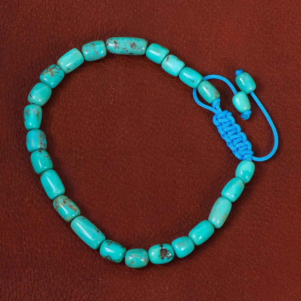 دستبند فیروزه اسپرت کد 26916 - جواهری مشاهیر