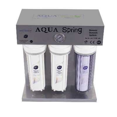 دستگاه تصفیه کننده آب آکوآ اسپرینگ مدل RO-S7-KZ 7200 به همراه فیلتر مجموعه  4 عددی و کیت نشتی گیر