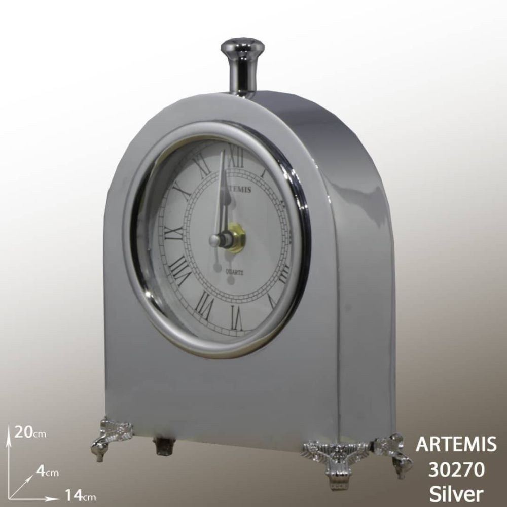 ساعت رومیزی آرتمیس کد 30270 Silver نقره ای