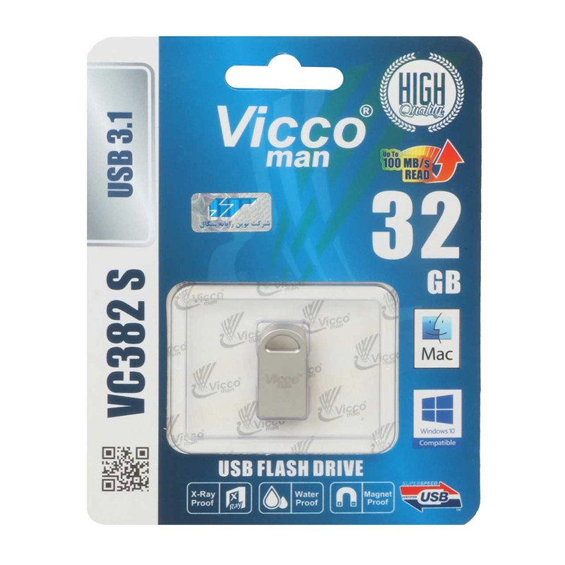 فلش مموری ویکومن مدل VC382 USB 3.1 ظرفیت 32 گیگابایت