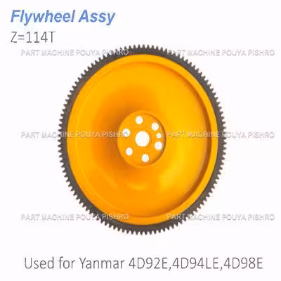 فلایویل کامل لیفتراک مدل Yanmar 4D92E,4D94LE,4D98E