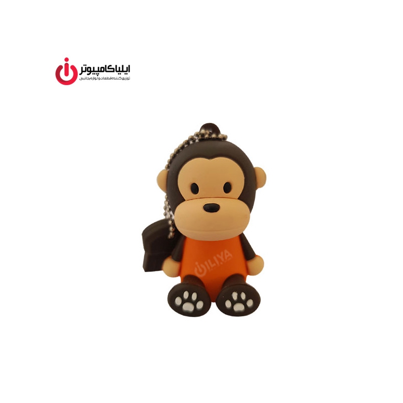 فلش مموری عروسکی کینگ فست مدل MO-21 طرح میمون ظرفیت 32 گیگابایت