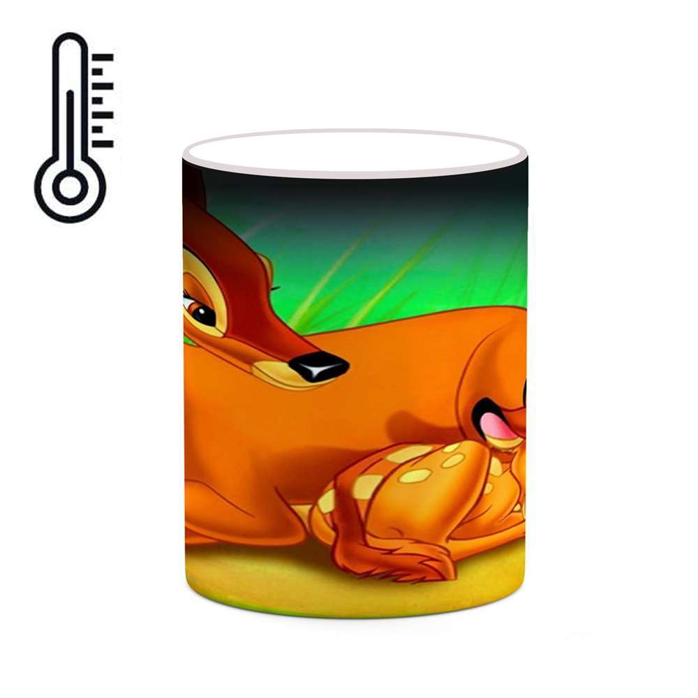 ماگ حرارتی کاکتی طرح کارتون Bambi مدل mgh22228