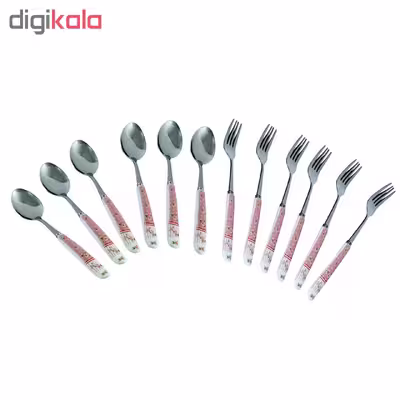 سرویس قاشق و چنگال طرح آنجل مدل 001