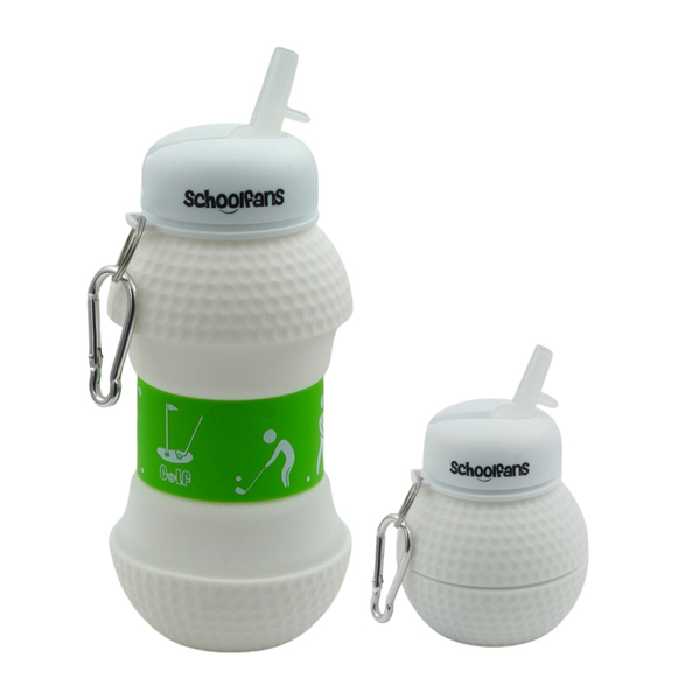 قمقمه سیلیکونی تاشو اسکول فنز مدل توپ گلف کد 9306