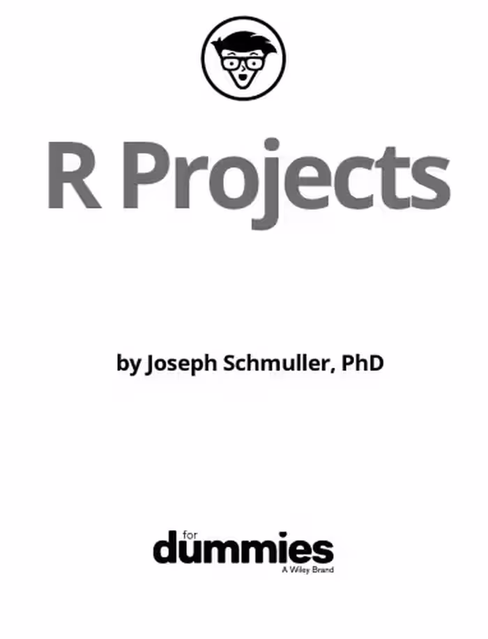 خرید و دانلود نسخه کامل کتاب R Projects For Dummies