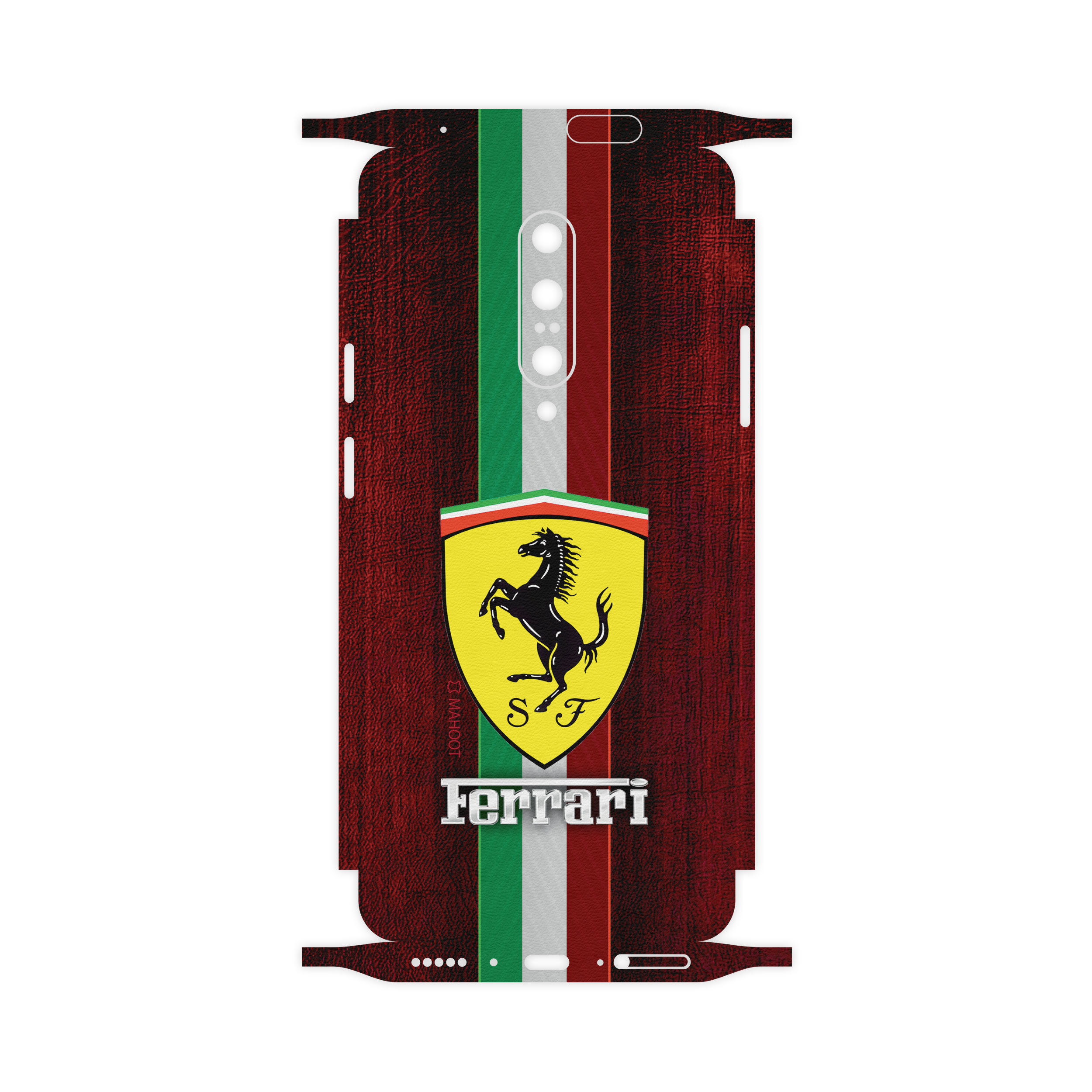 برچسب پوششی ماهوت مدل Ferrari-FullSkin مناسب برای گوشی موبایل وان پلاس 7 Pro