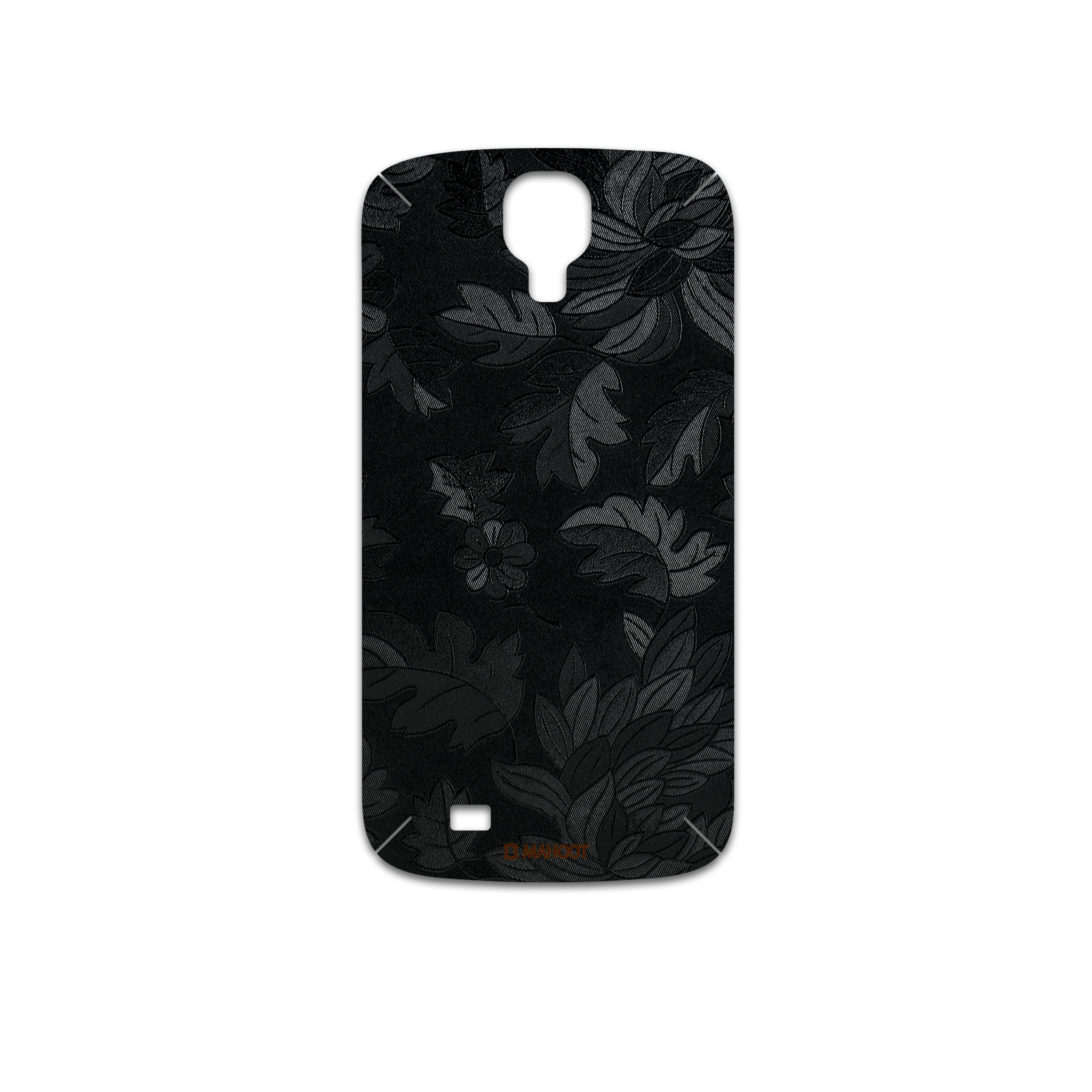 برچسب پوششی ماهوت مدل Black-Wildflower مناسب برای گوشی موبایل سامسونگ Galaxy S4