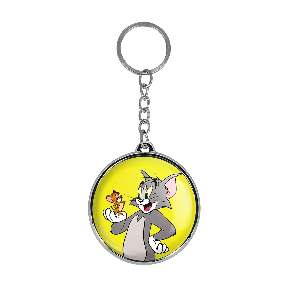 جاکلیدی خندالو طرح تام و جری Tom And Jerry مدل دوطرفه کد 1073010731