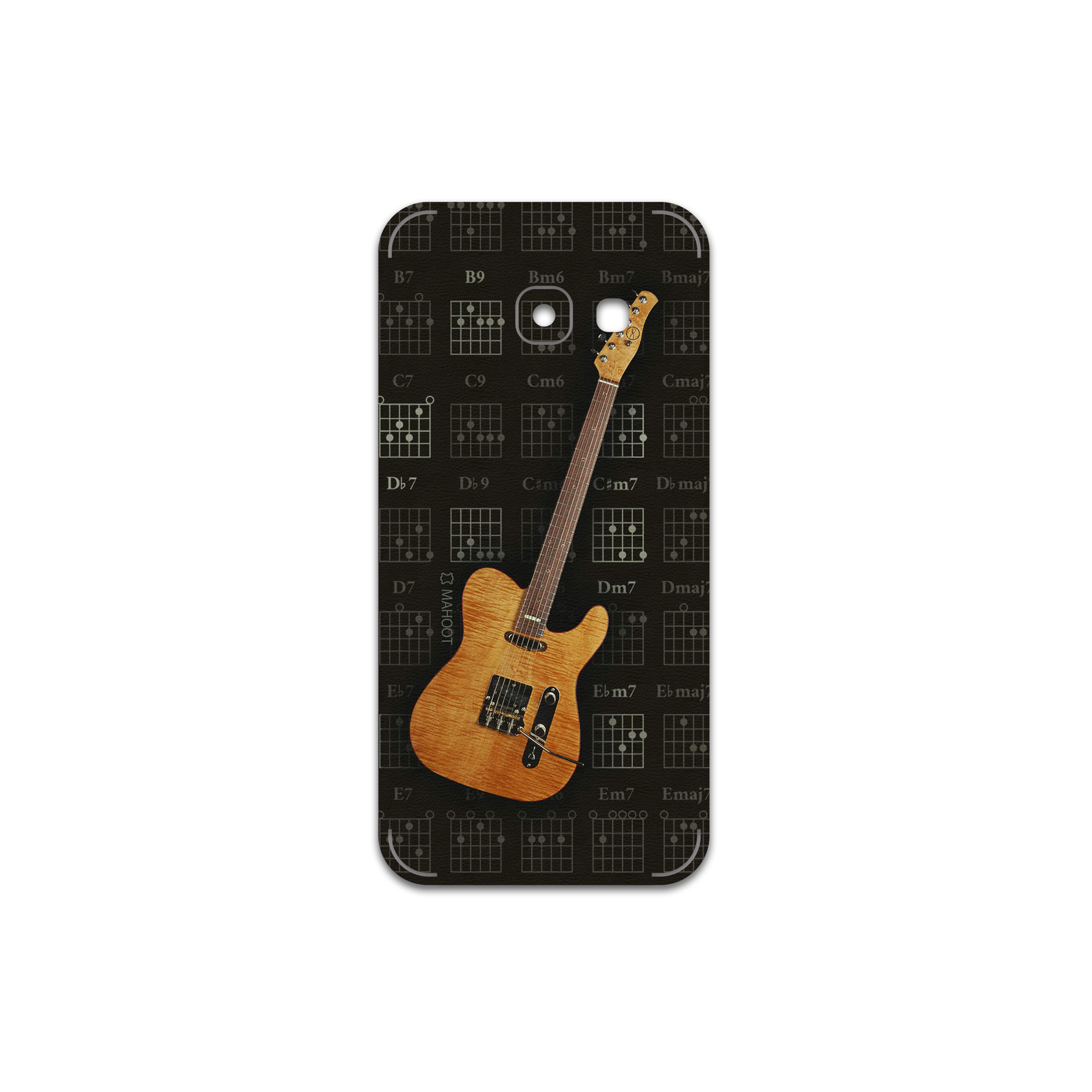 برچسب پوششی ماهوت مدل Guitar-Instrument مناسب برای گوشی موبایل سامسونگ Galaxy A3 2017