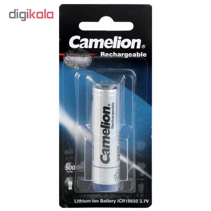 باتری لیتیوم-یون قابل شارژ کملیون کد ICR-18650 ظرفیت 2200 میلی آمپرساعت
