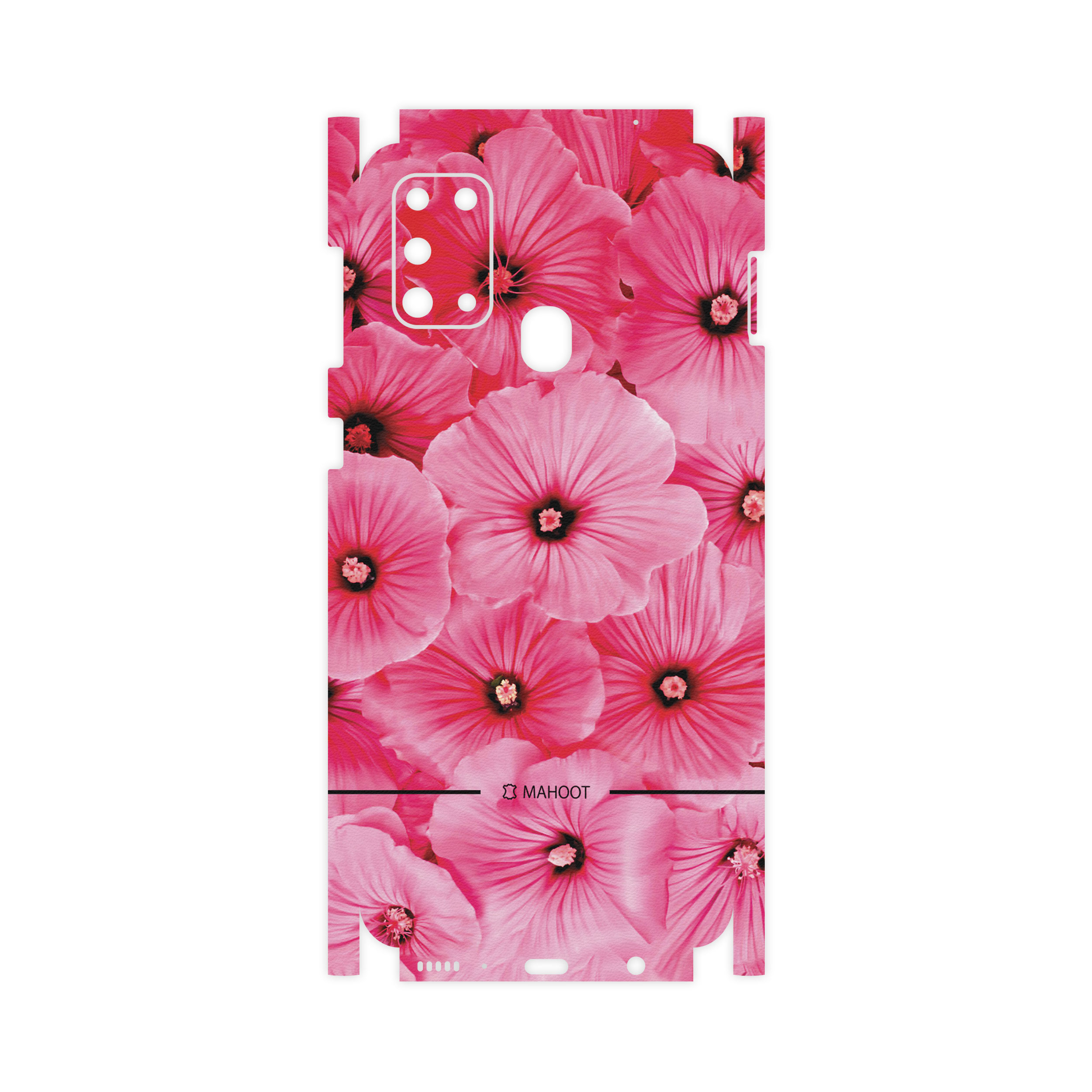 برچسب پوششی ماهوت مدل Full skin-Pink-Flower مناسب برای گوشی موبایل سامسونگ Galaxy M31