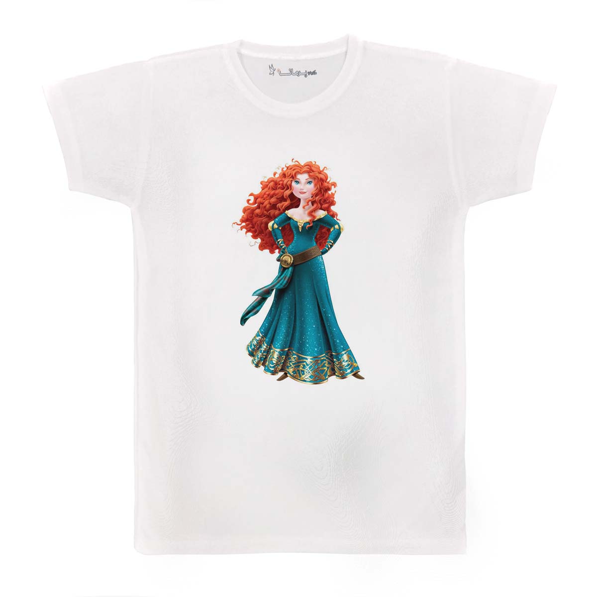 تی شرت بچگانه پرمانه طرح انیمیشن دلیر کد pmt.3849