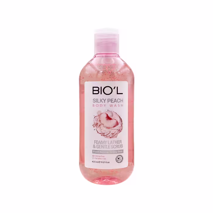 شامپو بدن مرطوب کننده پوست نرمال تا چرب بیول مدل Silky Peach