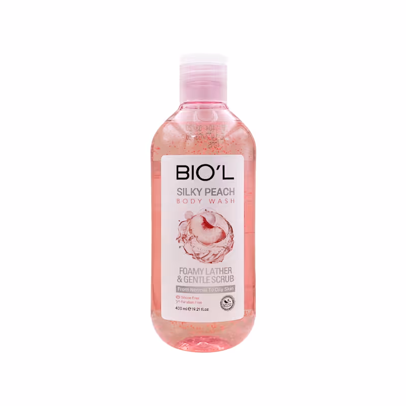 شامپو بدن مرطوب کننده پوست نرمال تا چرب بیول مدل Silky Peach