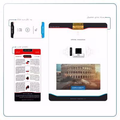 برچسب پوششی ماهوت مدل Rome City مناسب برای تبلت اپل iPad mini (GEN 5) 2019 A2126