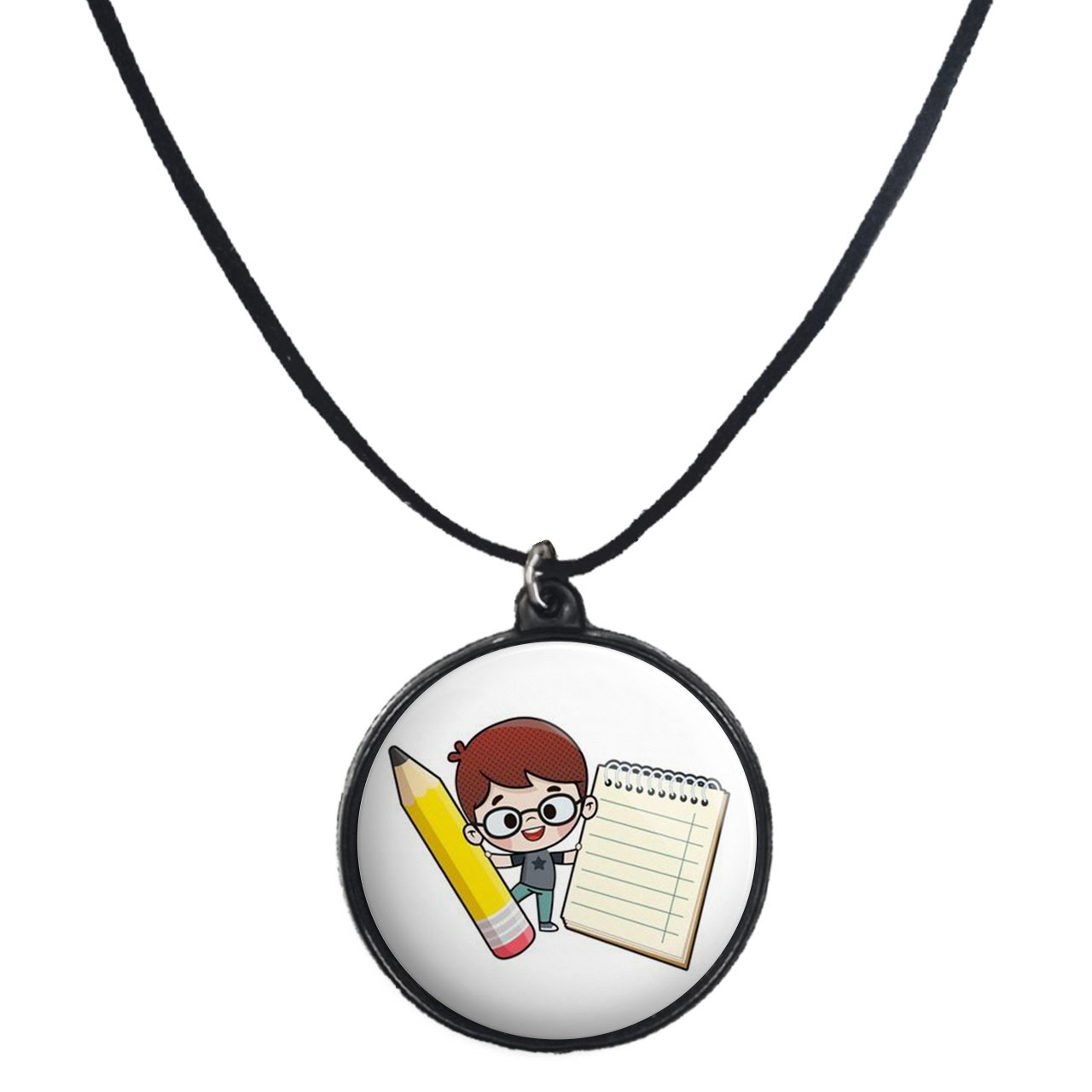 گردنبند پرمانه طرح جشن الفبا کد pmb.22603 مدل دو طرفه