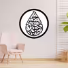 دیوارکوب طرح یا حسین شهید مدل A1334-D2020