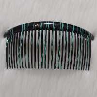 شانه مو زنانه مدل دم دار طرح خطی رگه ای کد com111