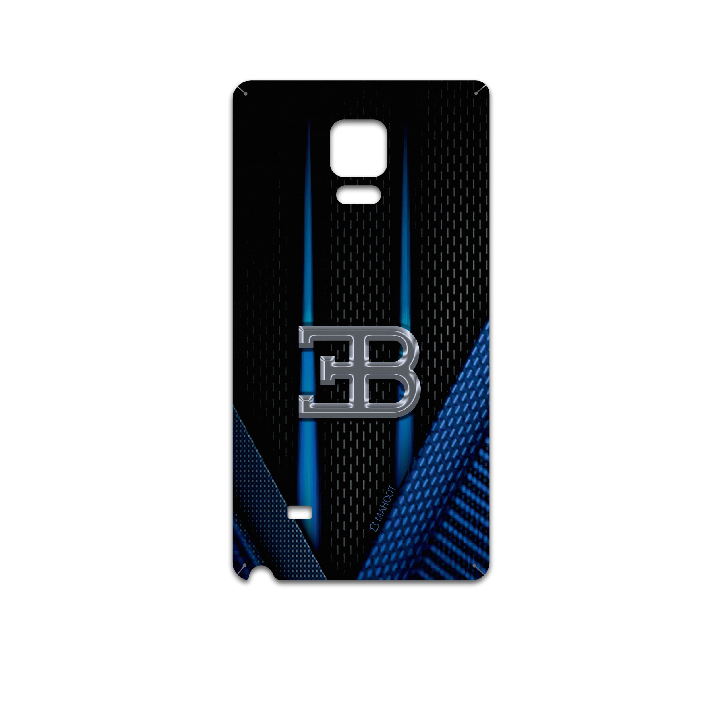 برچسب پوششی ماهوت مدل BUGATTI مناسب برای گوشی موبایل سامسونگ Galaxy Note Edge
