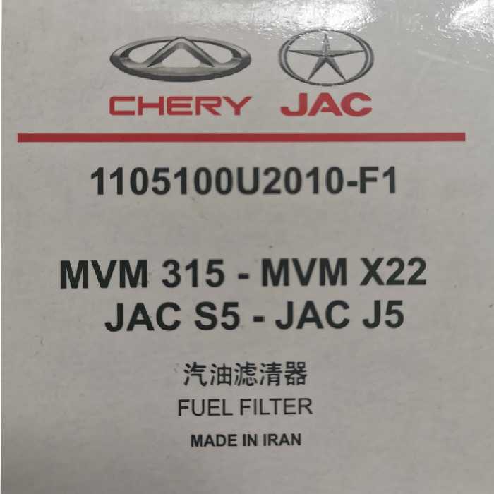 فیلتر بنزین خودرو مدل F1