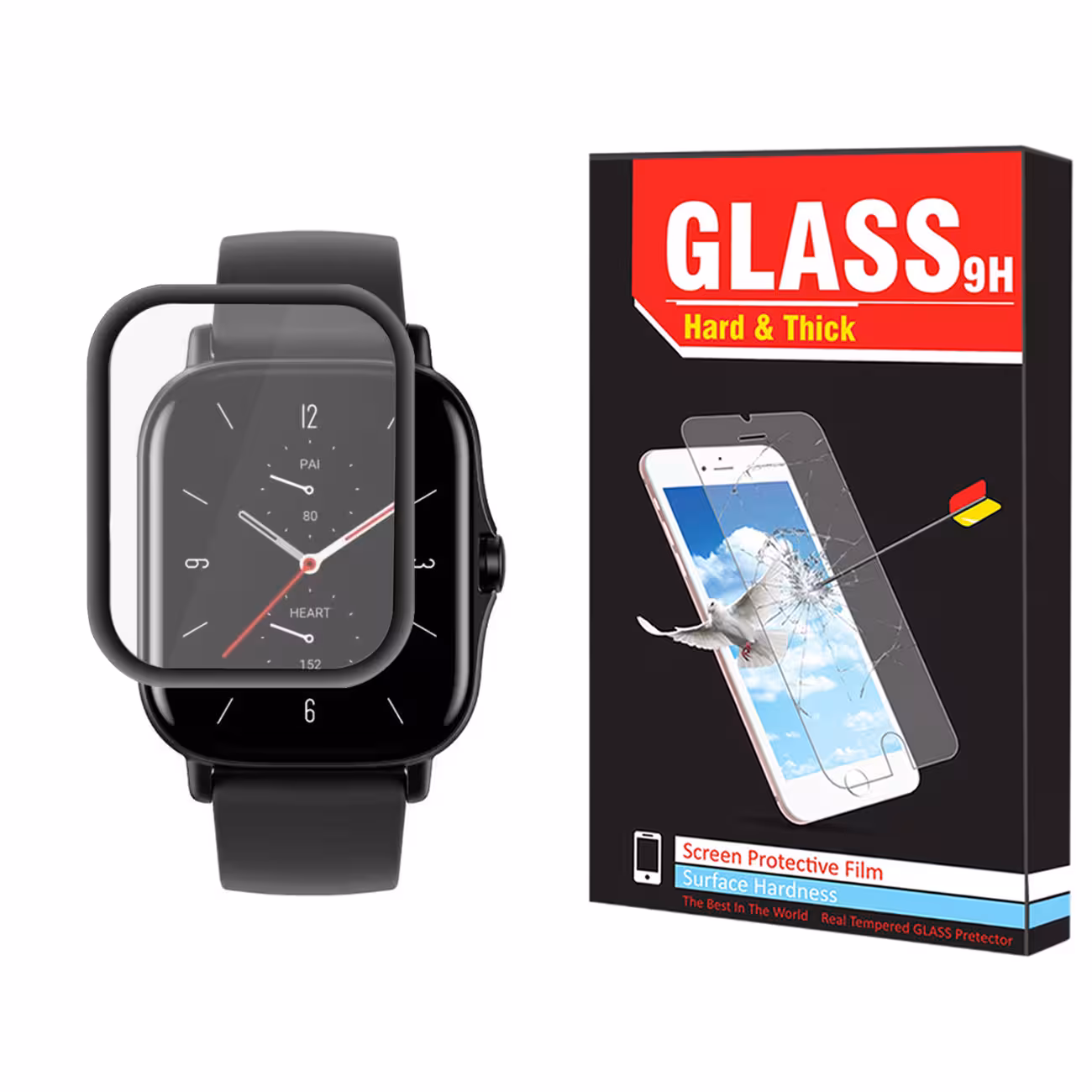 محافظ صفحه نمایش نانو هارد اند تیک مدل NHT مناسب برای ساعت هوشمند شیائومی Amazfit GTS 2 Mini