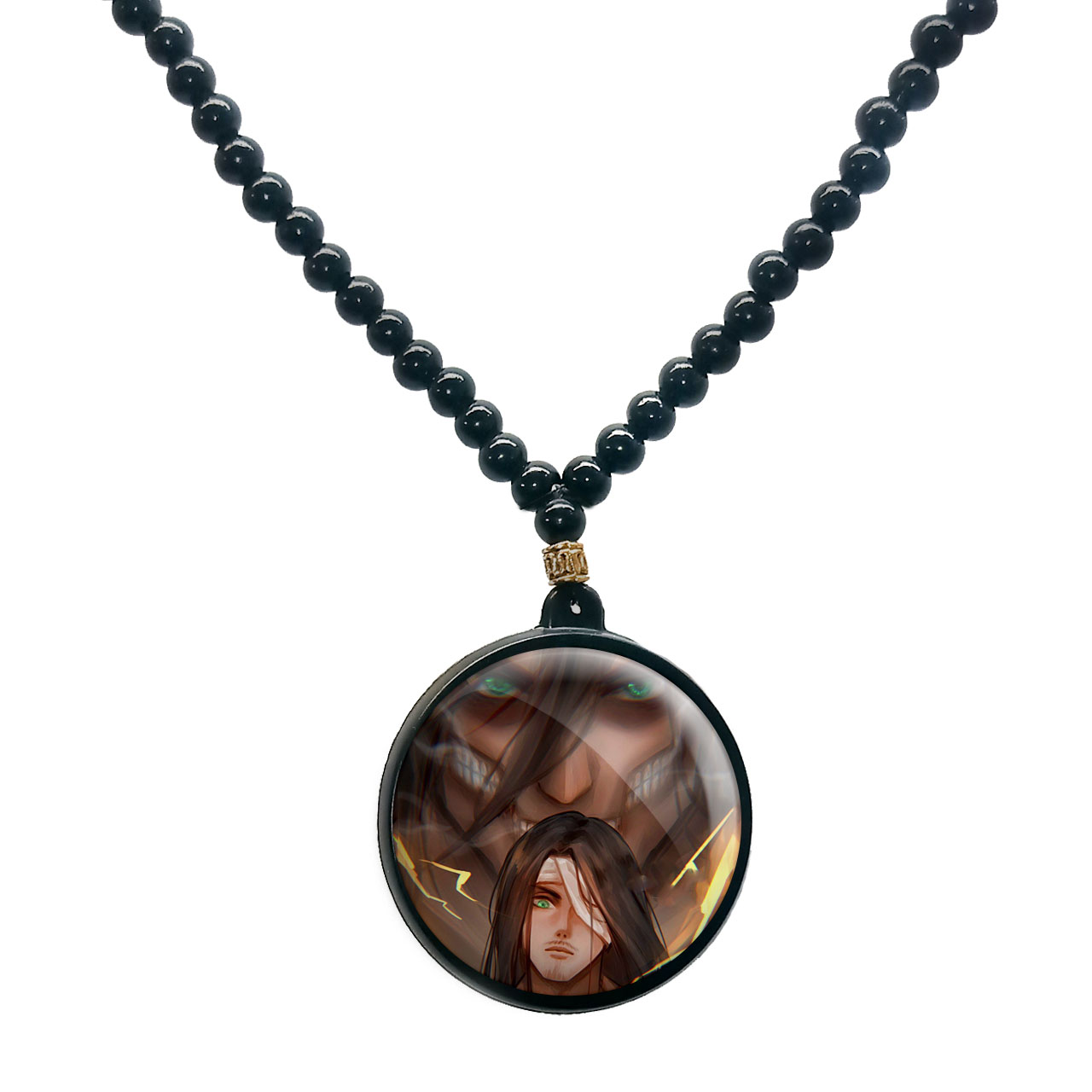 گردنبند پرمانه طرح Attack on Titan کد pmd.22817 مدل دو طرفه