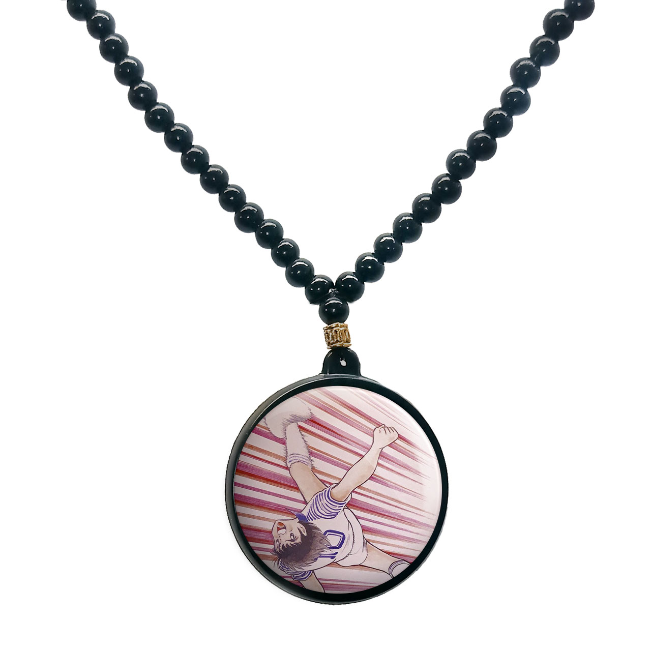 گردنبند پرمانه طرح فوتبالیست ها کد pmd.22311 مدل دو طرفه