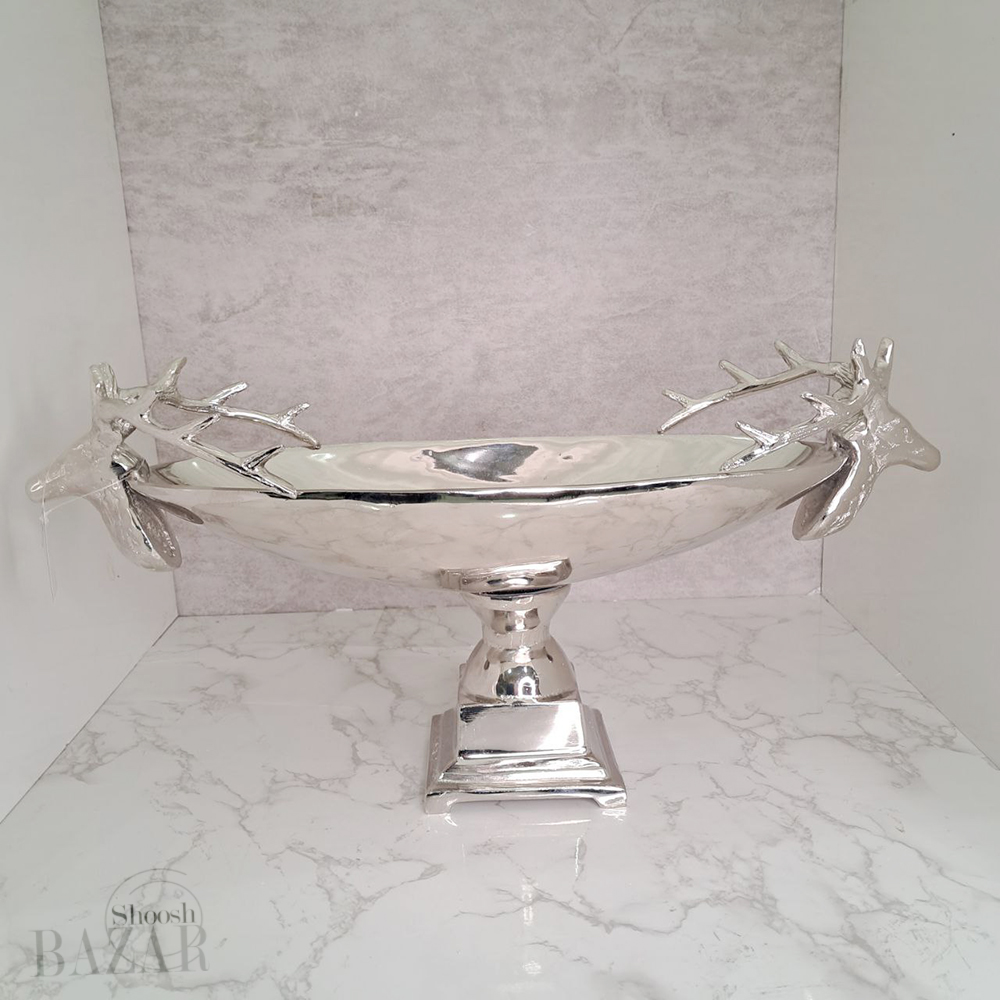 کشکول آلومینیوم دکوری مدل گوزن مارال