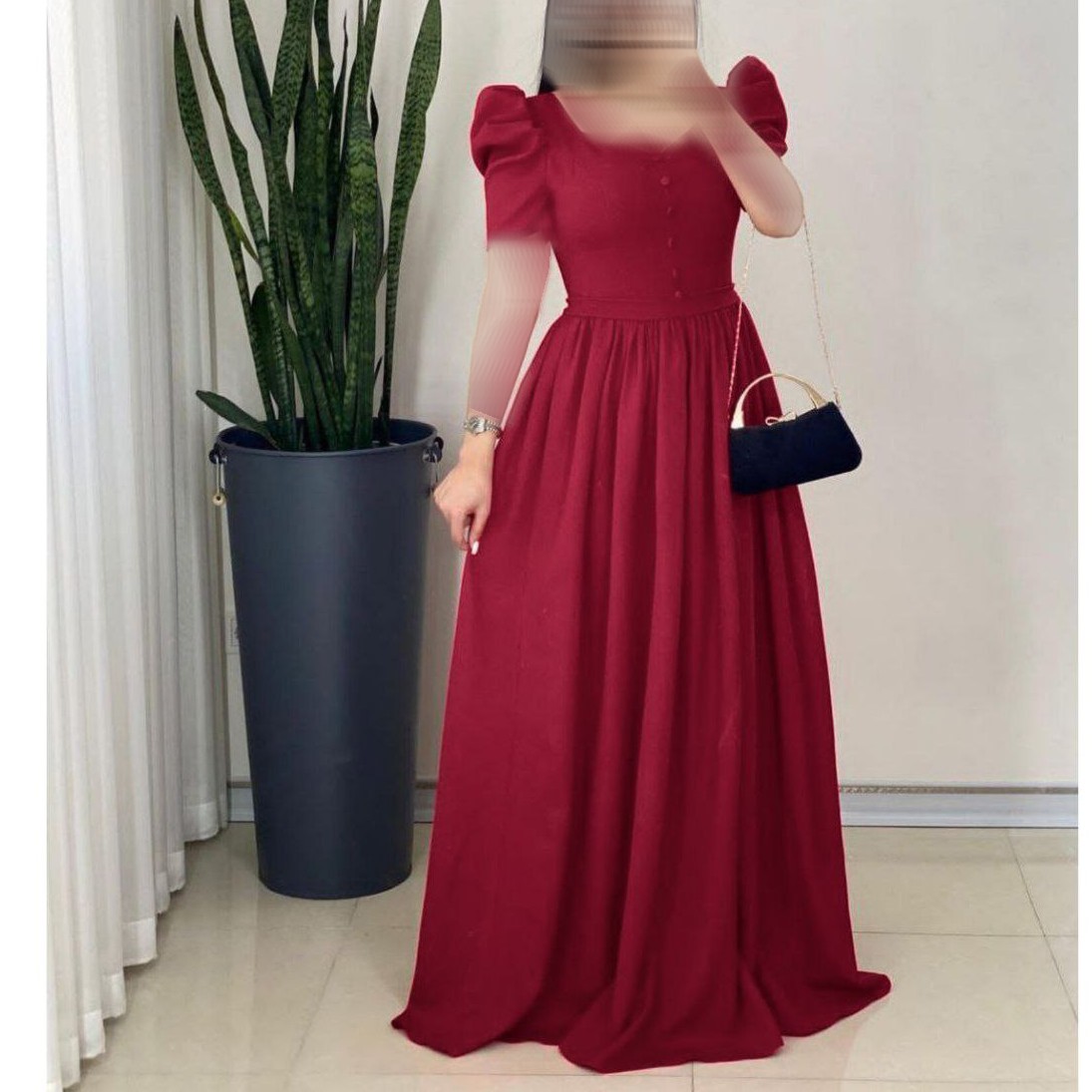ماکسی بلند کرپ