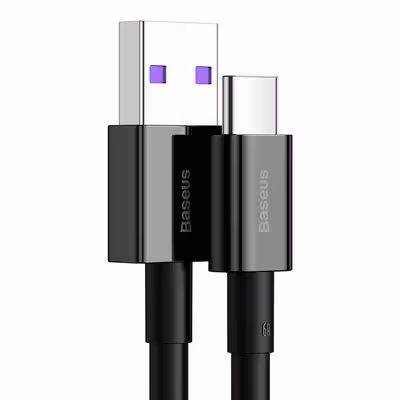 کابل تبدیل USB به USB-C باسئوس مدل 6 66W طول 2 متر