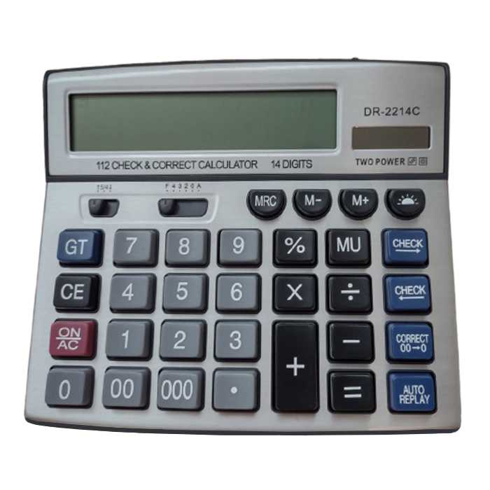 ماشین حساب مدل DR-2214C کد UN