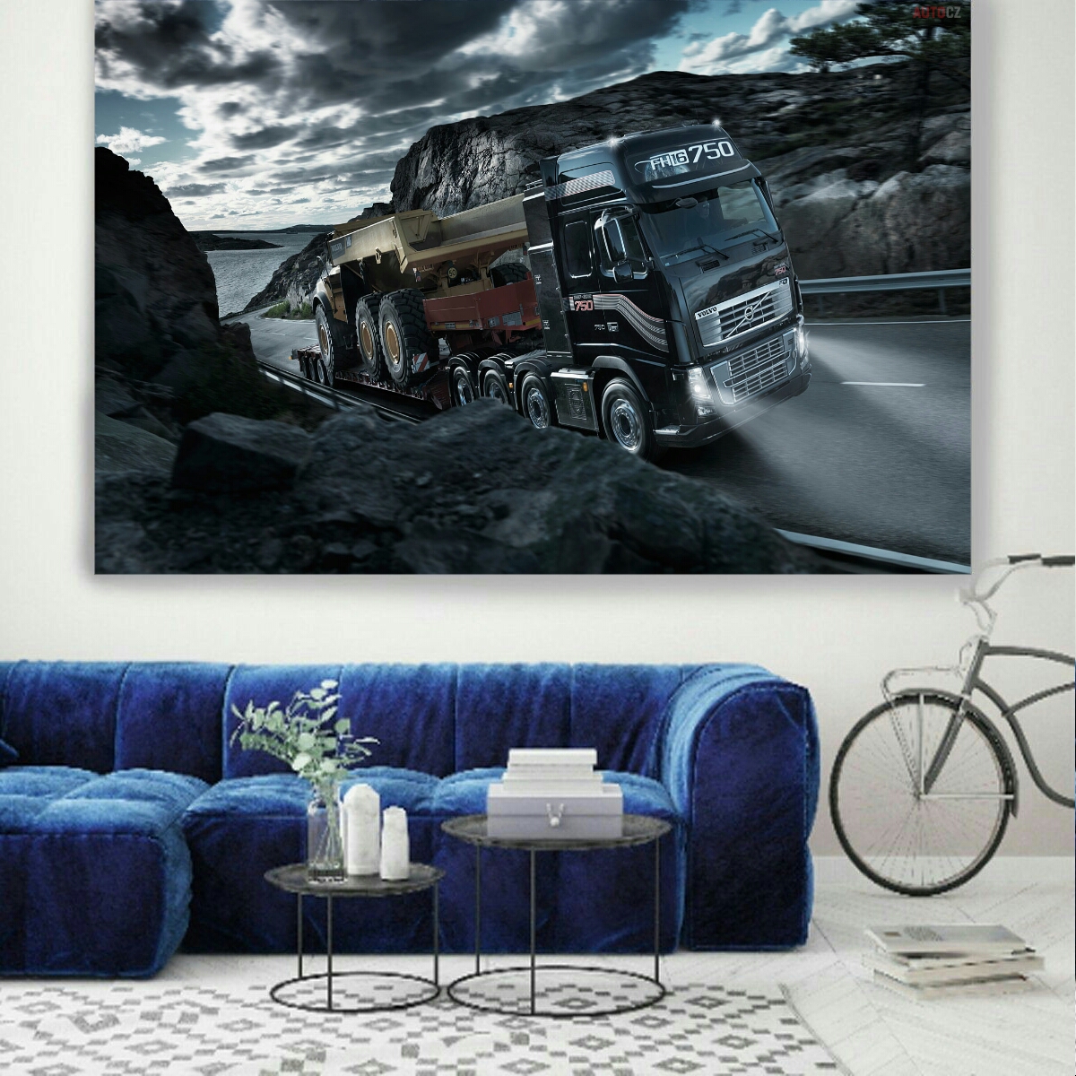 تابلو بوم طرح تریلی کد BH329