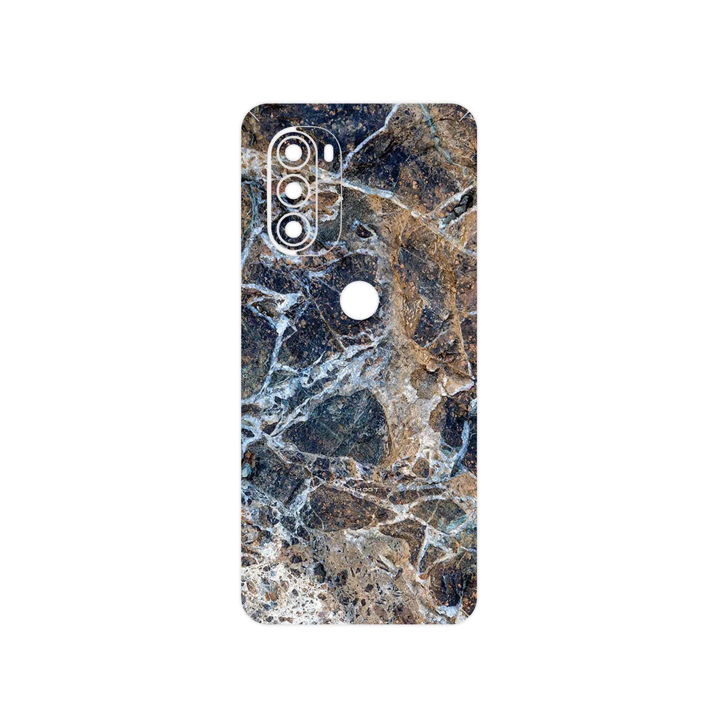 برچسب پوششی ماهوت مدل Earth_White_Marble مناسب برای گوشی موبایل موتورولا Moto G51 5G