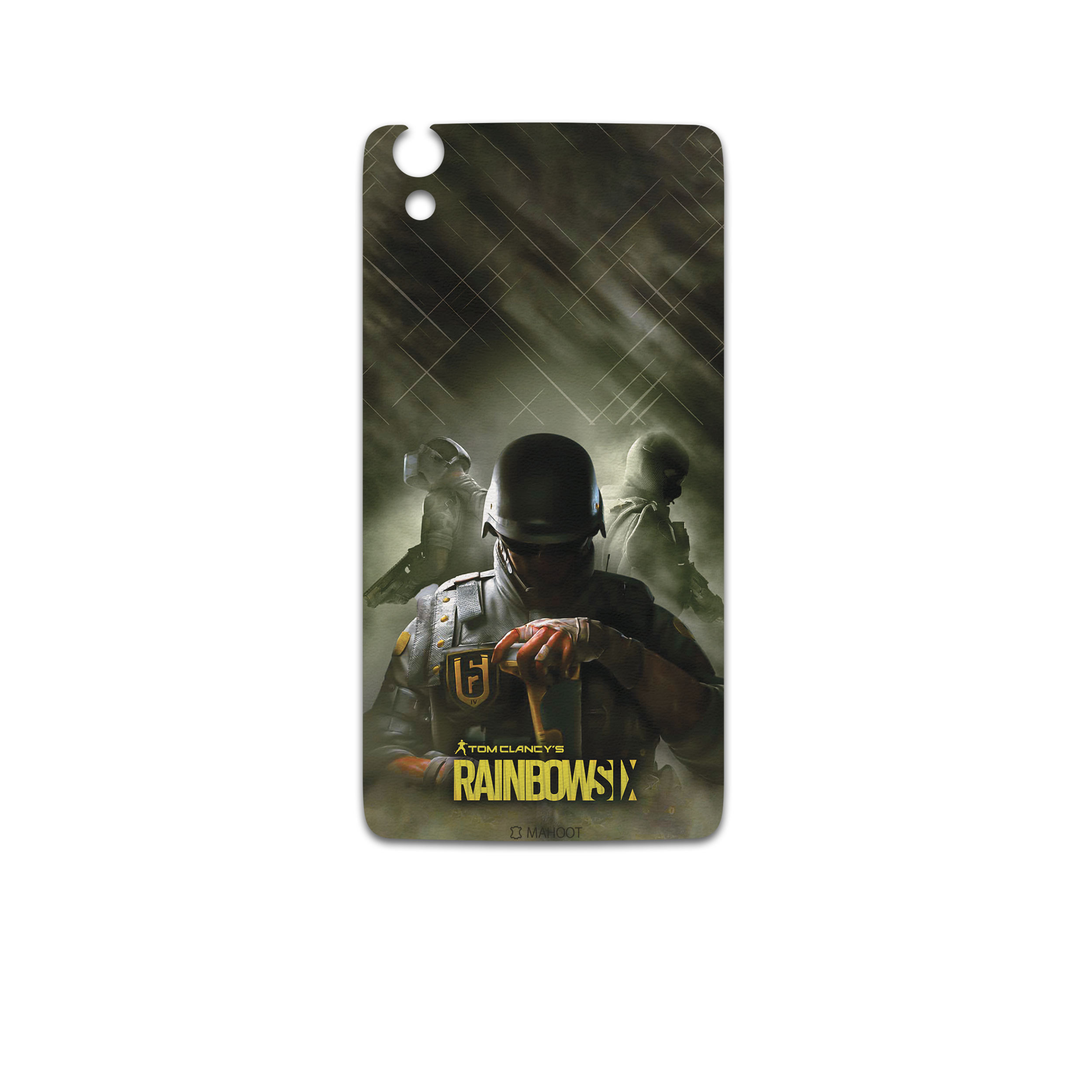 برچسب پوششی ماهوت مدل Rainbow-Six-Game مناسب برای گوشی موبایل بلک بری DTEK50