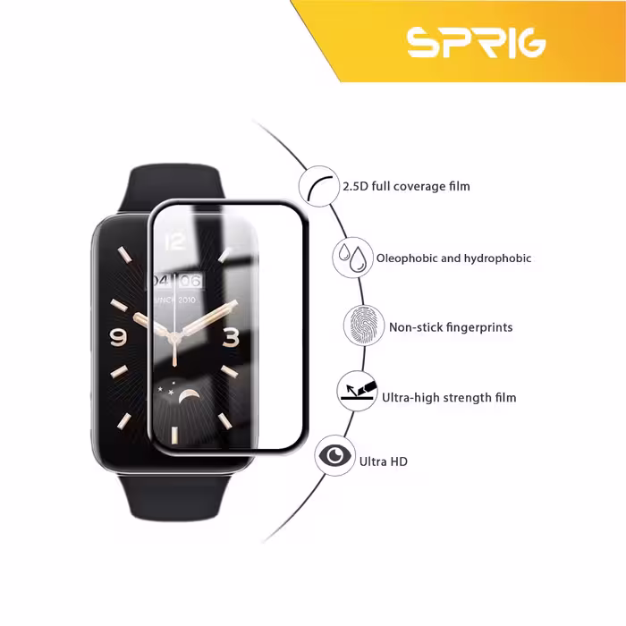 محافظ صفحه نمایش نانو اسپریگ مدل SPG مناسب برای ساعت هوشمند شیائومی Mi Band 7 Pro بسته دو عددی