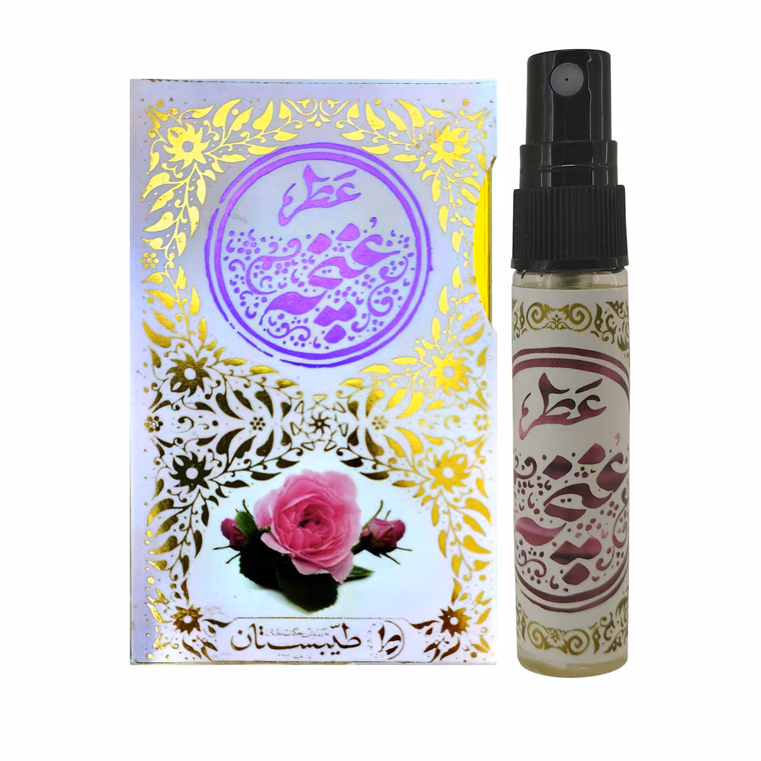 عطر جیبی طیبستان مدل غنچه محمدی حجم 5 میلی لیتر