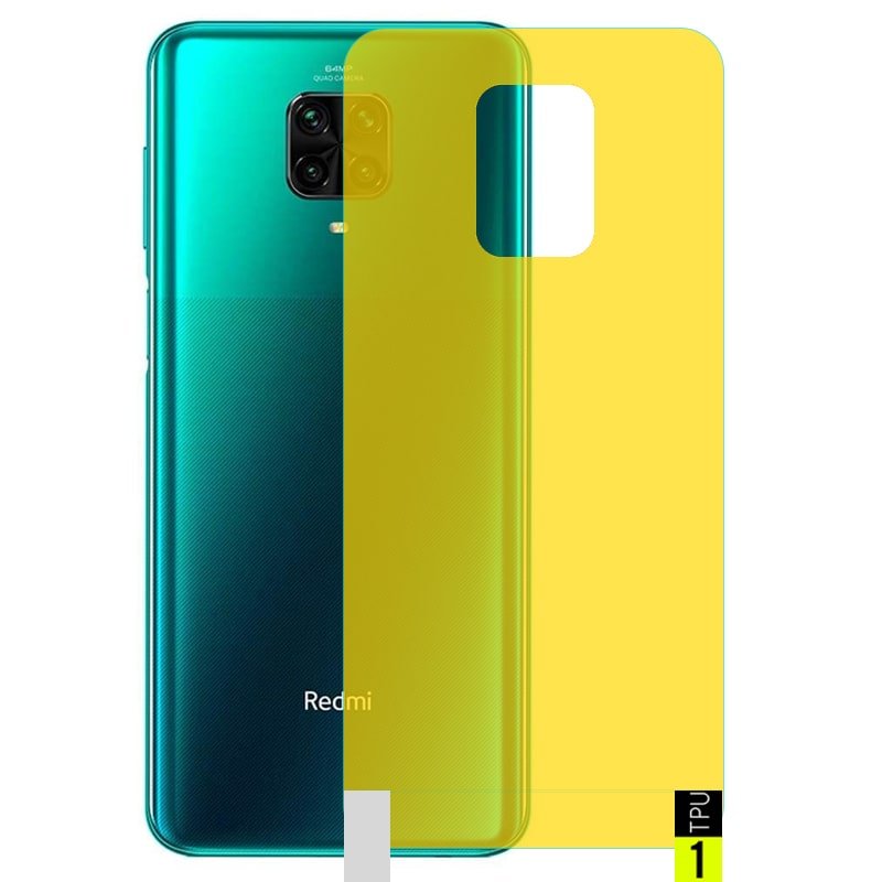 برچسب نانو پشت گوشی Xiaomi Redmi Note 9 Pro مدل فول کاور شفاف آنتی شوک
