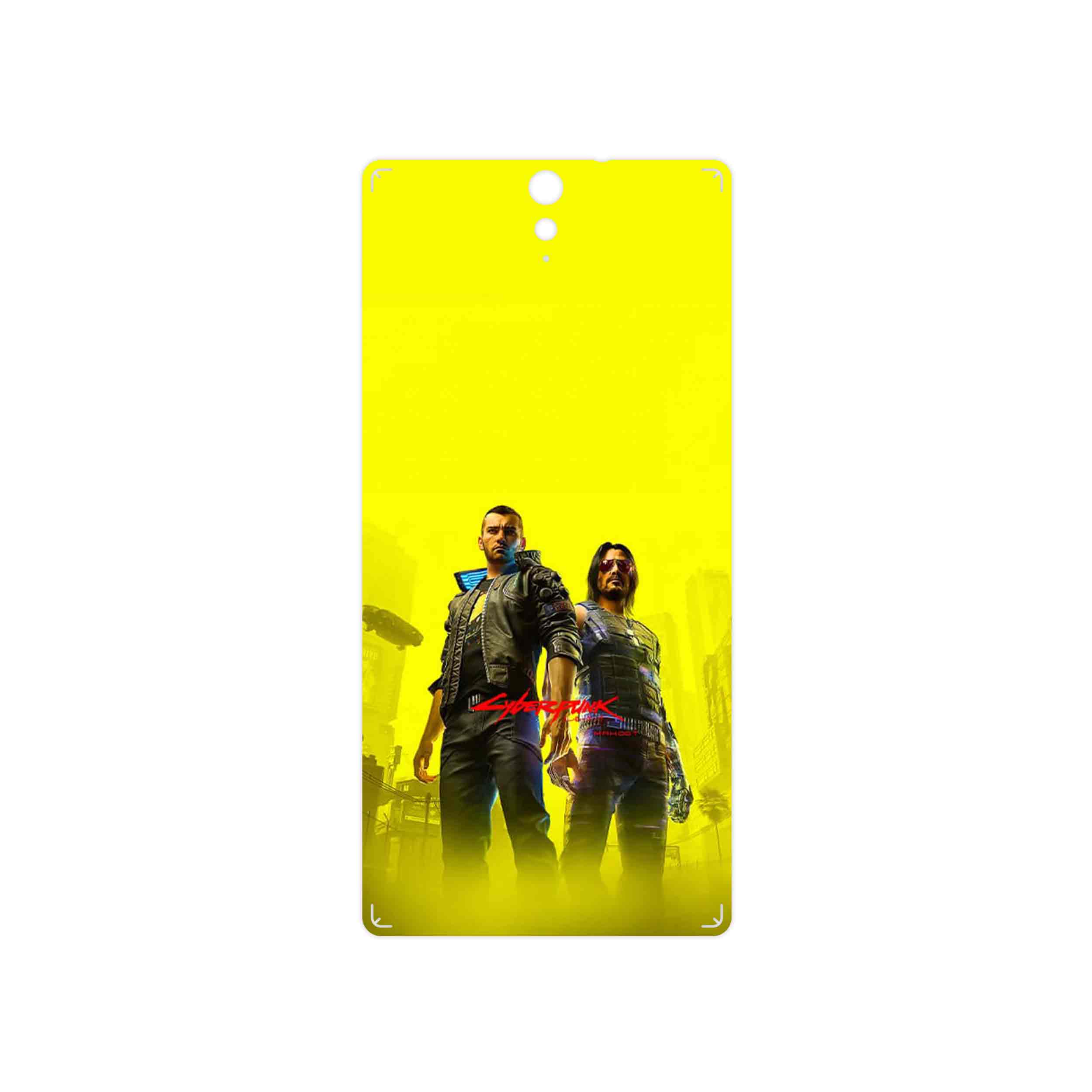 برچسب پوششی ماهوت مدل Cyberpunk Game Series مناسب برای گوشی موبایل سونی Xperia C5