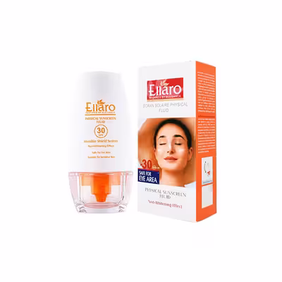 فلوئید ضد آفتاب بی رنگ الارو SPF30 مدل Non-Whitening مناسب پوست های حساس حجم 50 میلی لیتر